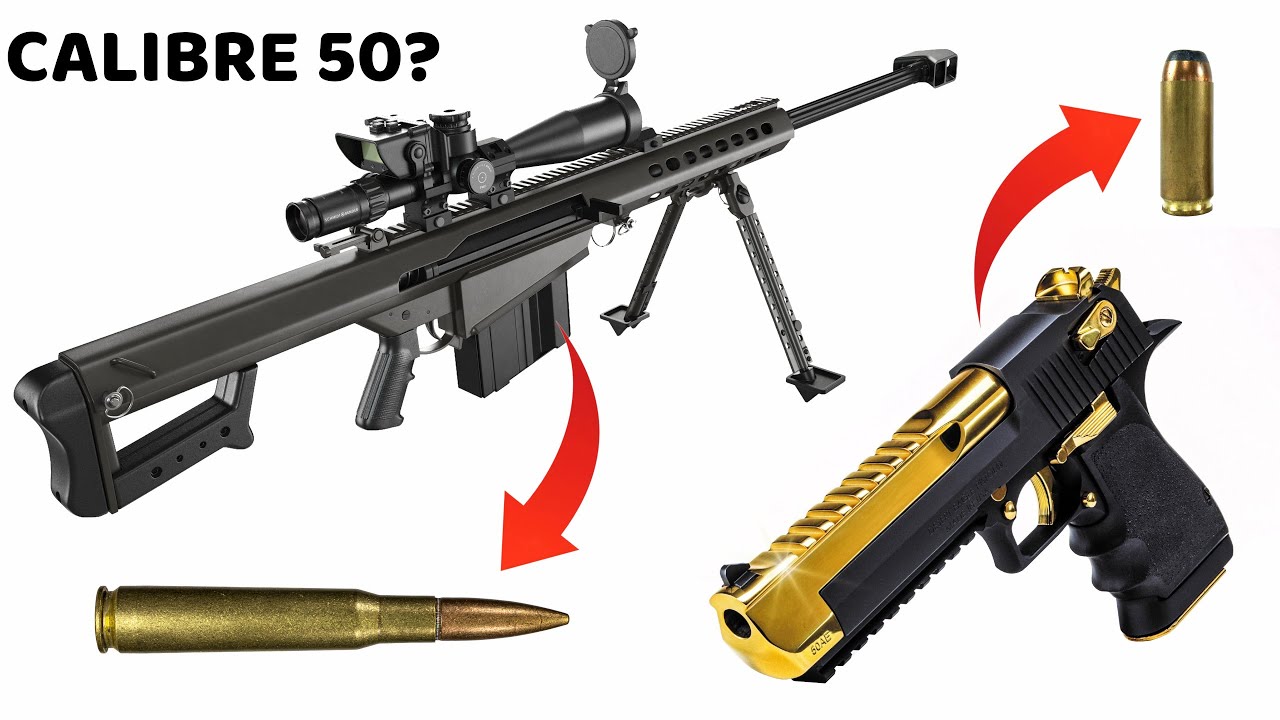 Cuál es la Diferencia entre Calibre 50 BMG, 50 Ruso, 50 Desert Eagle, 50  Beowulf y 50 Alaskan? 