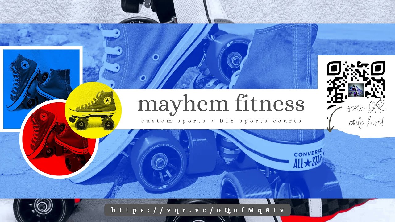 Why walk when you can skate? Custom Roller Skates | Vans Sk8-Hi | Converse