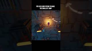 Can We Make the Smallest Jump 🤔 | Game: Make Me Float🎈  #makemefloat #indiegamedev #coopgames