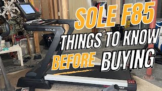 Honest Review  Sole F85 Treadmill Review with Zwift & Streaming Features  Netflix, YouTube, Prime