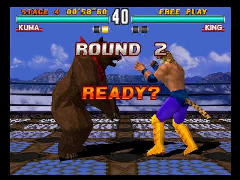 Tekken 3 ( PS1 ) - Kuma - Arcade Mode - Arranged Music ( Mar 28, 2018 )