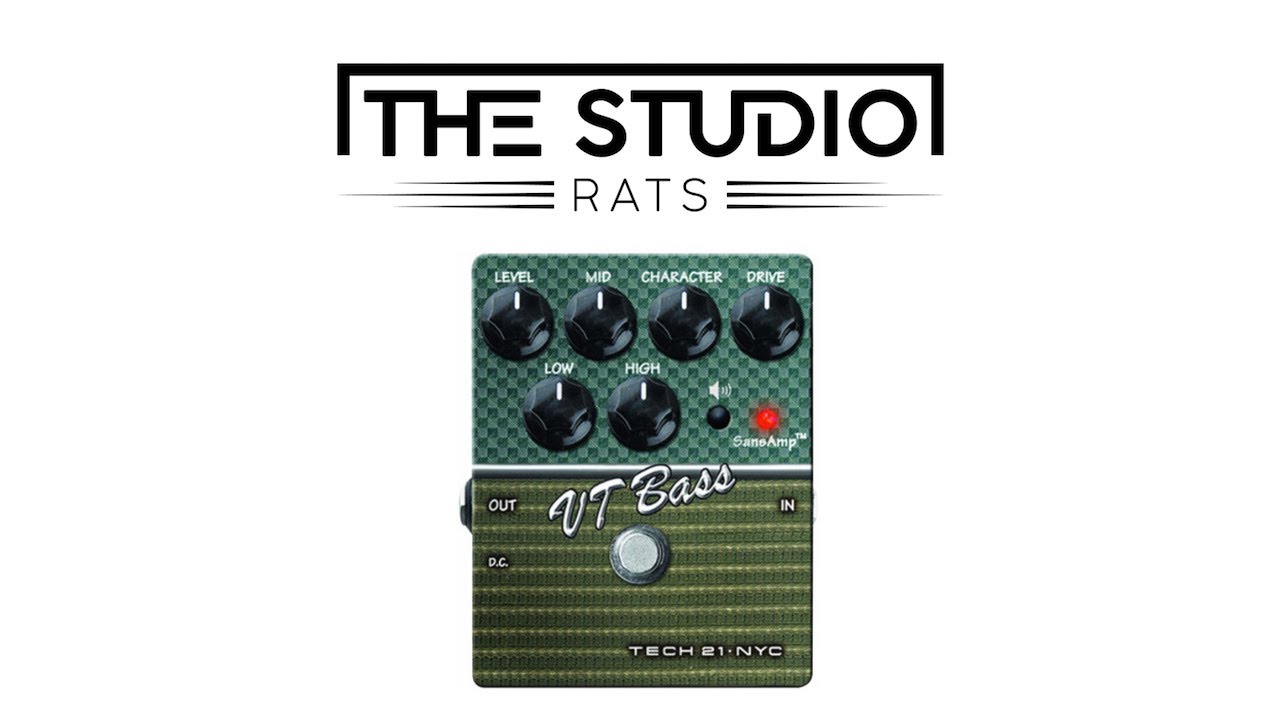 Recording Bass Guitar With A Tech 21 VT Bass Pedal - YouTube