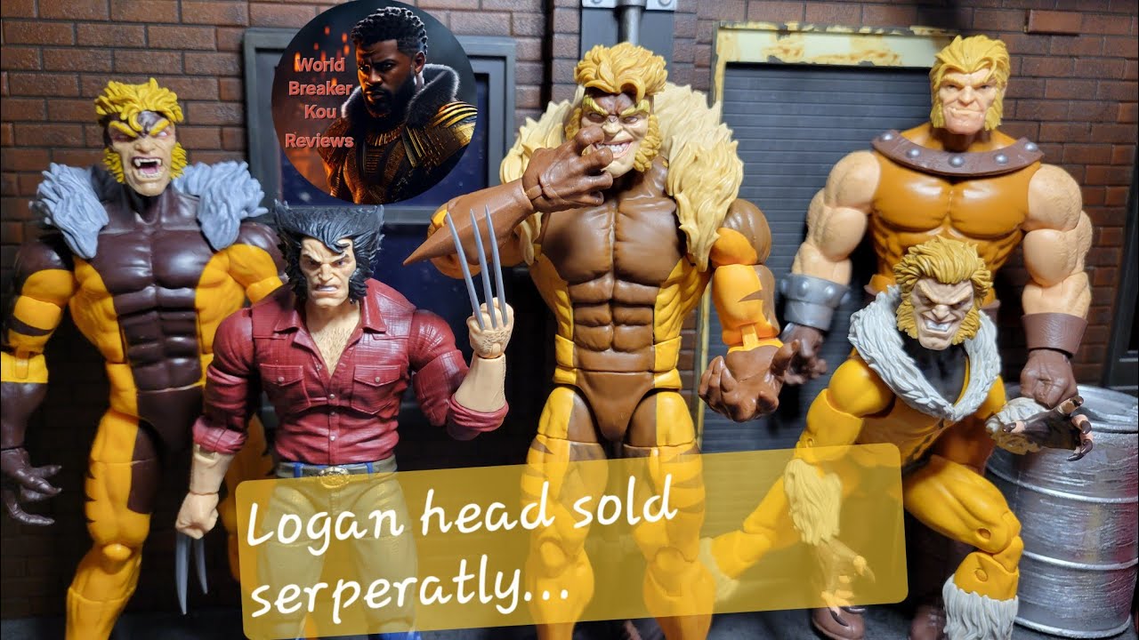 Marvel Legends 50th Anniversary Wolverine and Sabretooth 2pk - YouTube