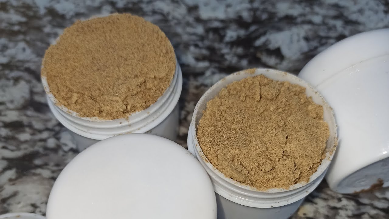 طحن و تصفية العكبر او البروبوليس 