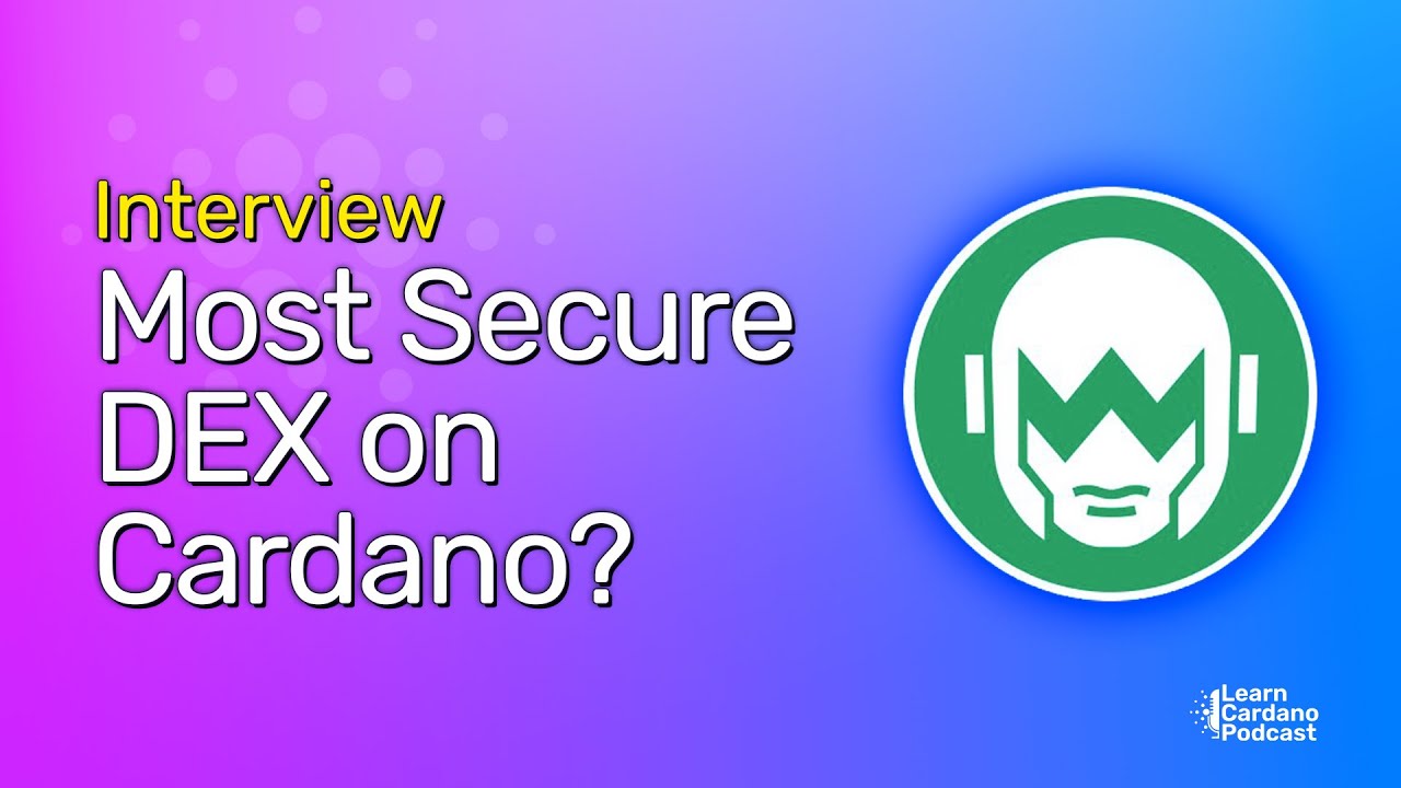 Dex Interview Cardano DEX Interview with WingRiders DEX team - YouTube