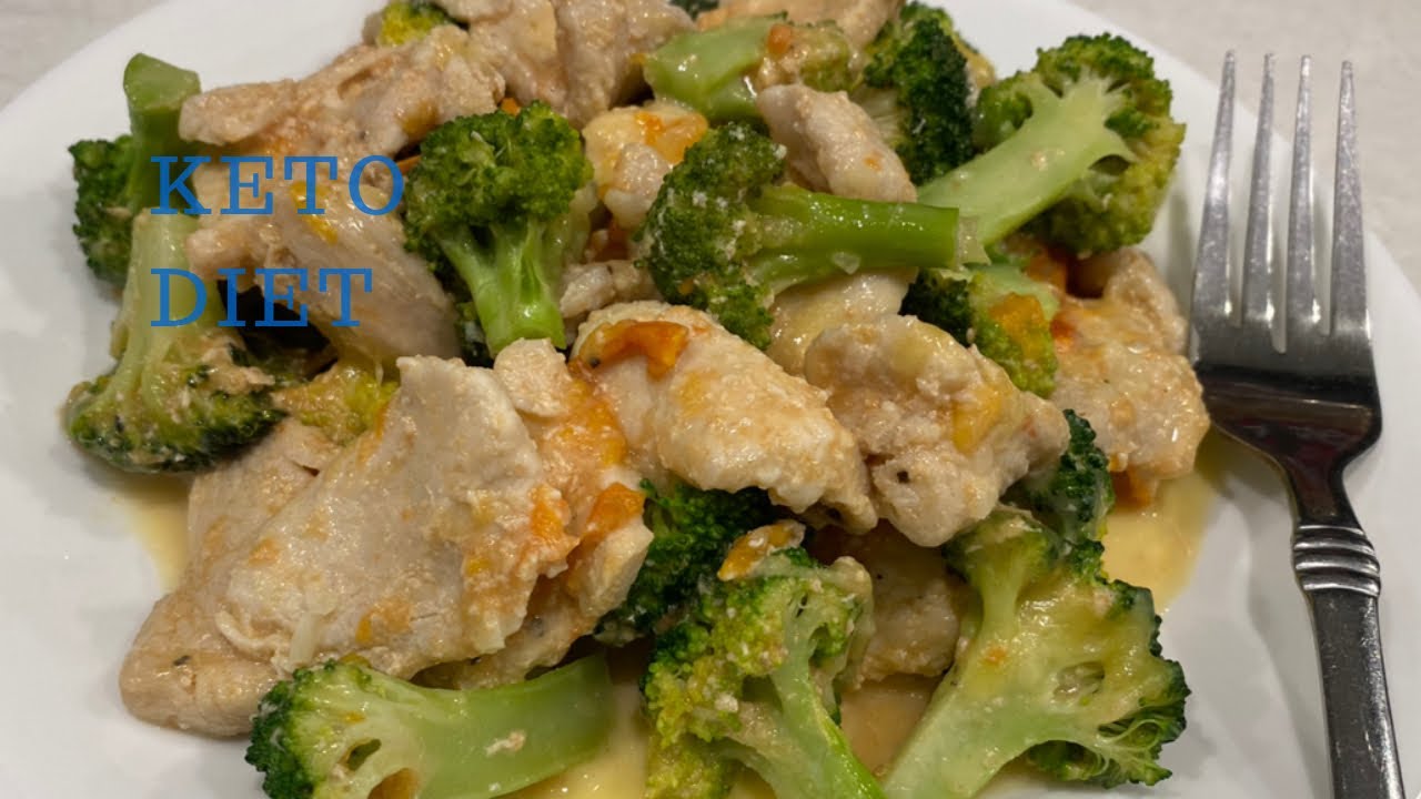 Keto garlic chicken broccoli 🥦 YouTube