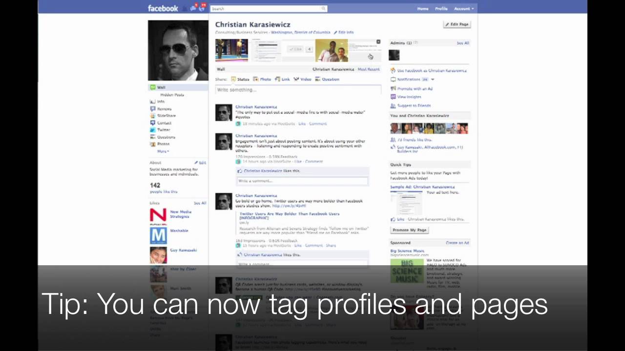 How to use Facebook photo tagging for pages - YouTube