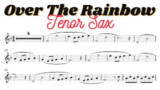 OVER THE RAINBOW TENOR SAX SHEET MUSIC