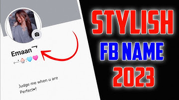 Facebook invalid name id | Facebook stylish name id without name update