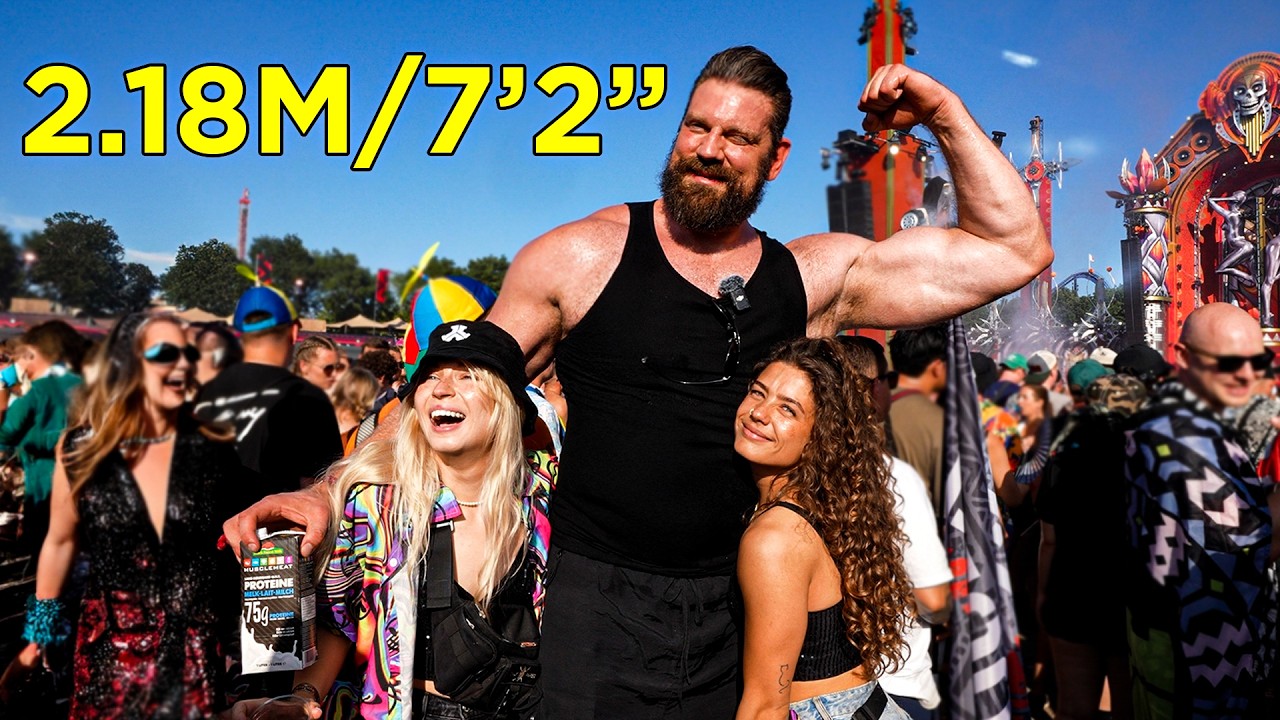 POV: You're 7'2" at Defqon.1 Festival | Life as The Dutch Giant