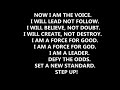 Tony Robbins Incantation Loop - Now I Am The Voice