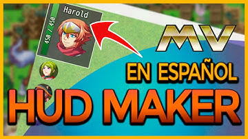 🎮 MUESTRA VARIABLES, BARRA DE VIDA Y MÁS EN EL MAPA 🛠 HUD Maker en Español - RPG MAKER MV