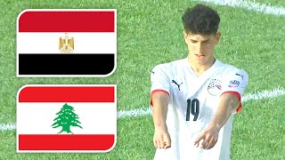 ملخص مباراة مصر و لبنان 9-0 | منتخب مصر يضرب بقوة ويحقق أكبر نتيجة في كأس العرب للناشئين 27-8-2022