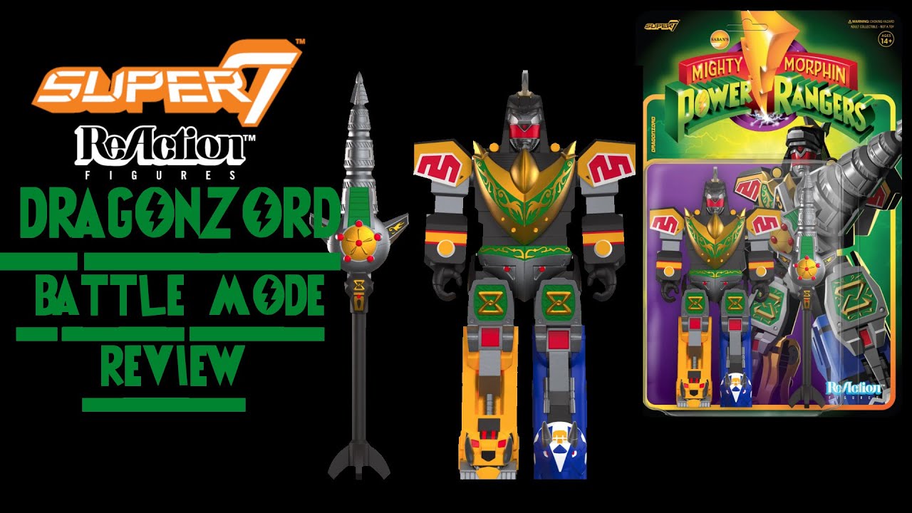 SUPER7 REACTION FIGURES - DRAGONZORD BATTLE MODE REVIEW