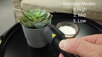 How to program the LED Lenser P7R Core