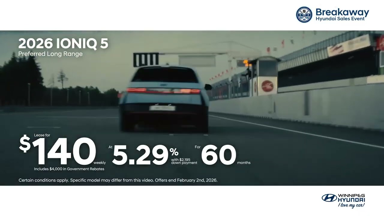 Winnipeg Hyundai -  2026 KONA ELECTRIC - 2026 IONIQ 5 - 2025 IONIQ 6 - Special Offers