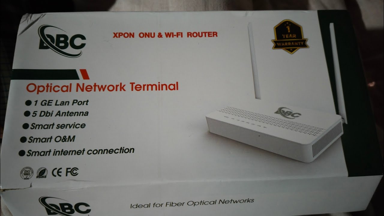 Dbc onu+rauter configure 