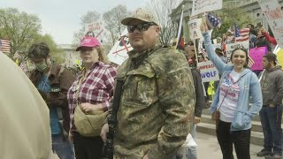 Protesters rally against stay-at-home order in Pennsylvania | AFP