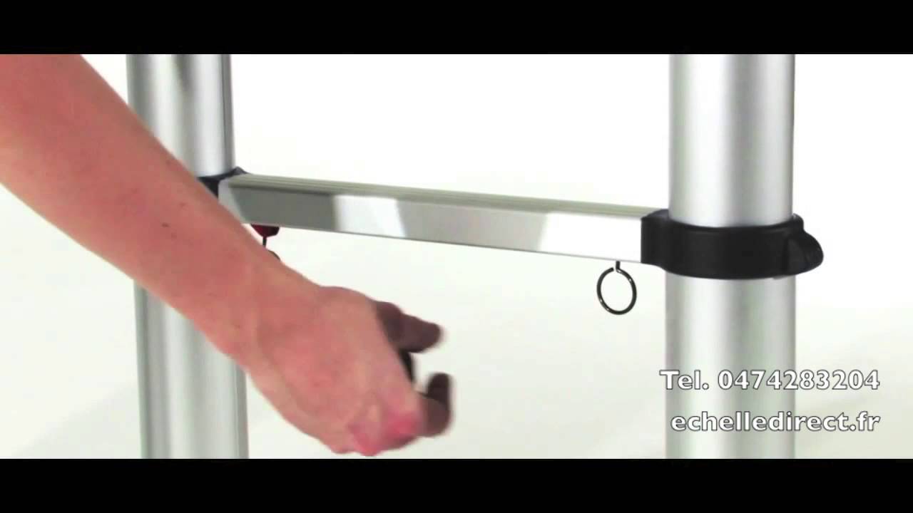 Echelle télescopique 3.30m ou 3.80m suivant le modèle