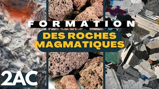 Formation des roches magmatiques / 2ème année collège / sciences de la vie et de la terre.