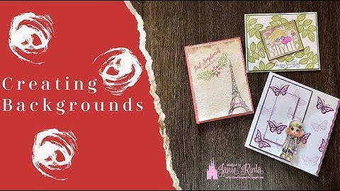 Background Stamp Techniques: Video Collaboration with Monica Taylor