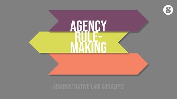 Agency Rulemaking