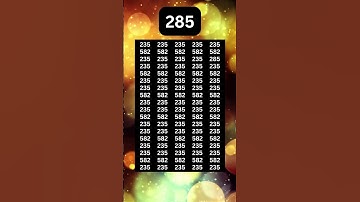 Find 285 in 4 seconds 😎 🖤  #shorts #viral #trending