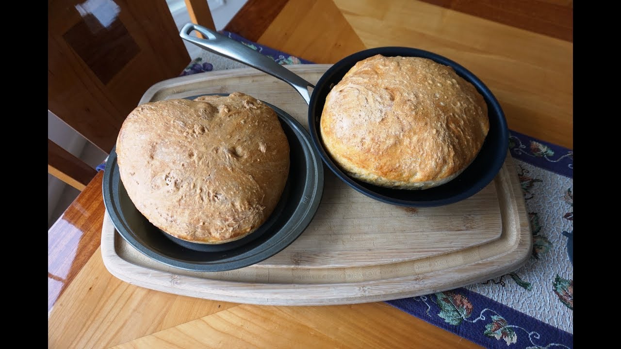 How to Bake No-Knead “Turbo” Bread in a Skillet (ready to bake in