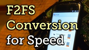 Convert Any Android 4.4 KitKat ROM to F2FS - Nexus 4 + Nexus 5 [How-To]