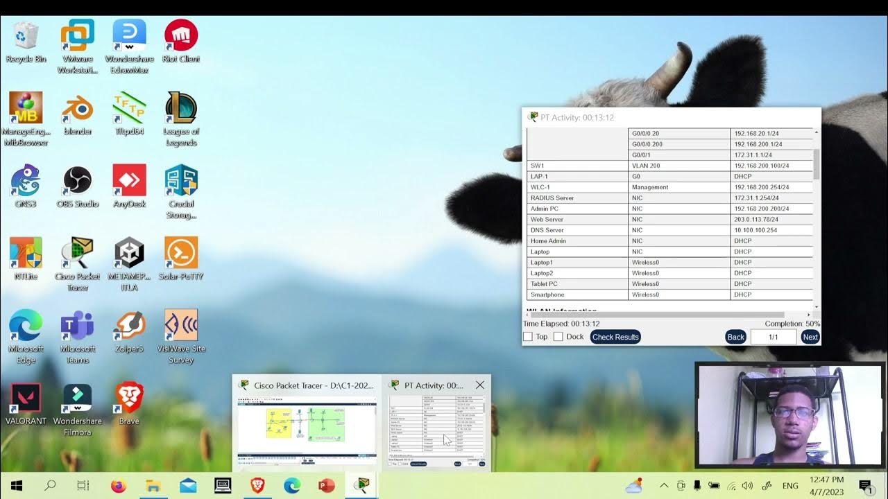 Troubleshoot wlan issues packet tracer v8 2 youtube