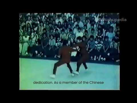 Jet Li's exhibition at 1974. Chinese Wushu Team in the USA.