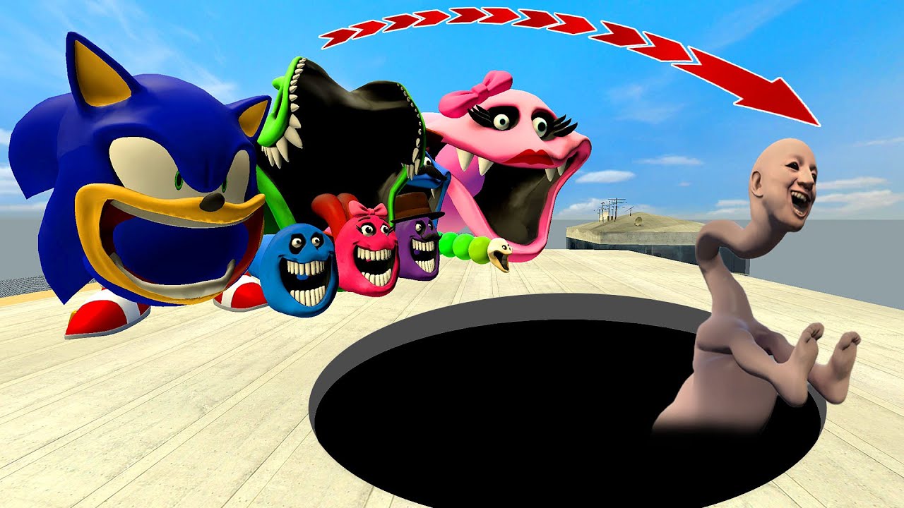 Who has the Longest Jump in HUGGY WORM FAMILEY? #1