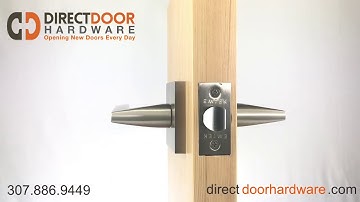 Emtek Helios Lever with Modern Square Rosette in Satin Nickel