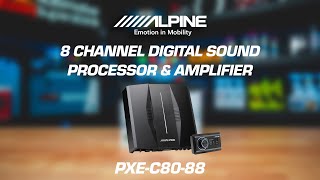 Alpine Australia OPTIM8 PXE-C80-88 | 8 Channel 900W RMS DSP Amplifier | Overview & Features