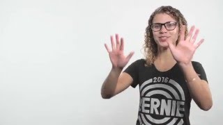 How to register to vote for Bernie Sanders in ASL