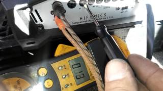 HIFONICS BRX3016.1D GAIN SET WITH DMM 0db 45Hz