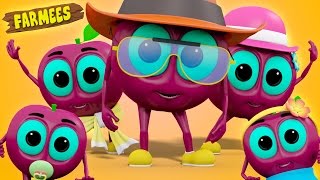 Plum Finger Family | Nursery Rhymes For Kids | Baby Songs by Farmees