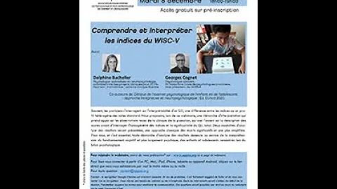 Comment interpréter les indices du Wisc-iv ?