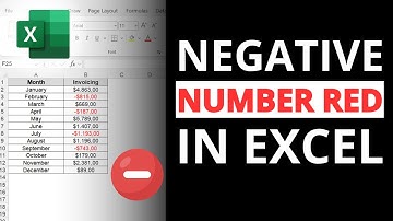 How to Make Negative Number Red in Excel (2 EASY Ways!)🔴📉
