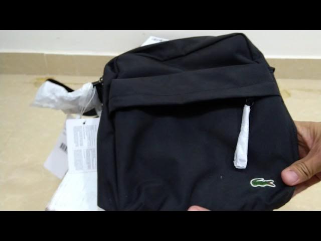 Lacoste Unisex Vertical Camera Bag White NU4290NZ-L76