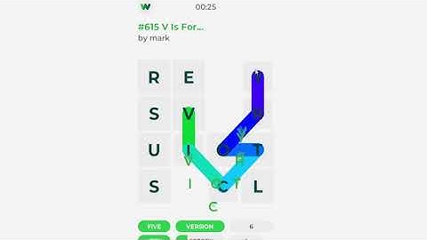 Word Salad #615: V Is For… The Fastest Solve Yet! Mind-Blowing Puzzle Reveal (Nov 5, 2025)