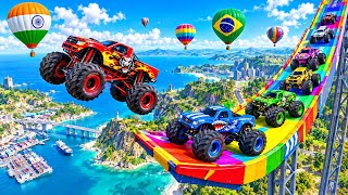 🚨 #1 Monster Truck Mega Ramp Racing 2026 🚛🏁 Impossible Stunts, Extreme Crashes & Epic Gameplay screenshot 4