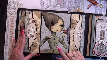 Mini Album Tutorial #5 Grahic 45  Bird Song (  mirabelle style )