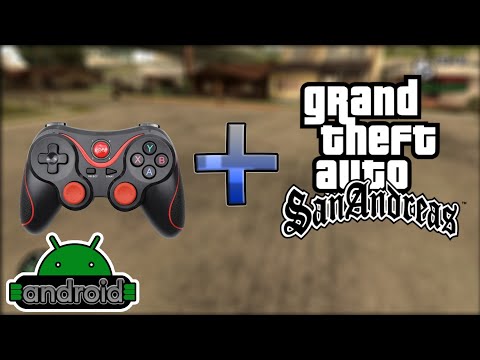 COMO JOGAR GTA SAN ANDREAS SA ANDROID COM JOYSCTICK CONTROLE GAMEPAD  BLUETOOTH 