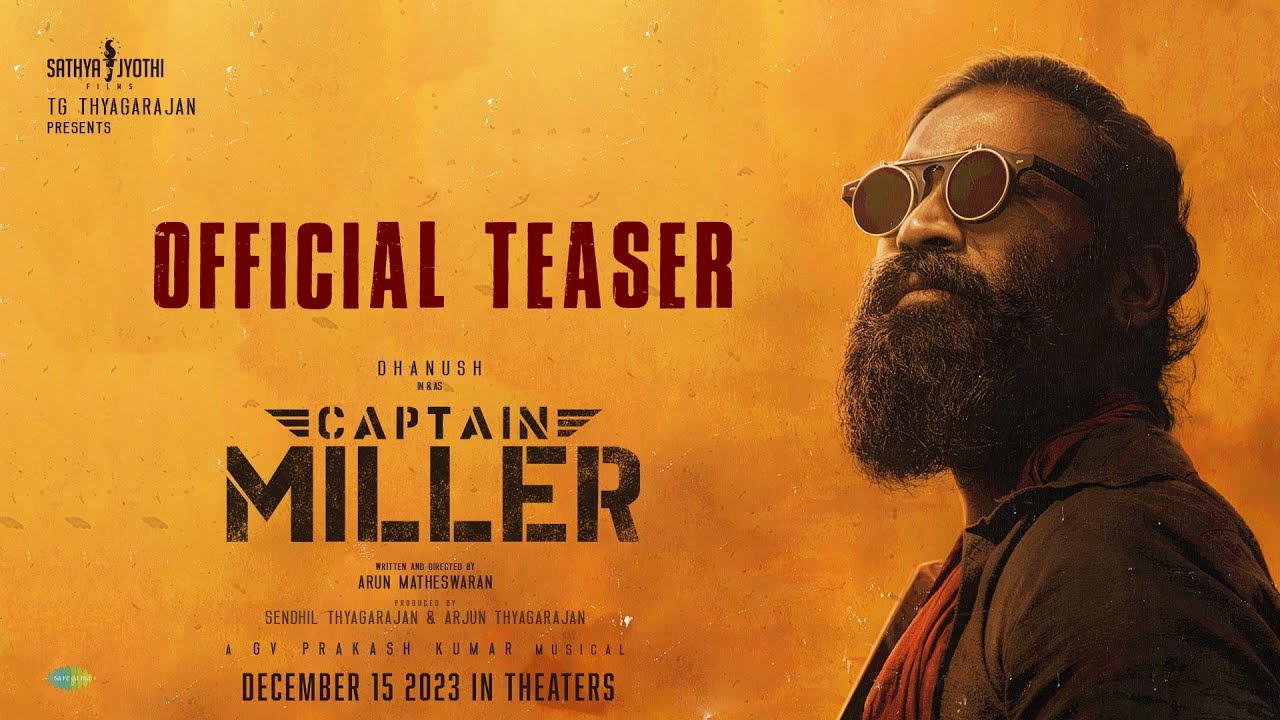 CAPTAIN MILLER  Teaser  Dhanush  Shivarajkumar Sundeep Kishan Priyanka Mohan  Arun Matheswaran