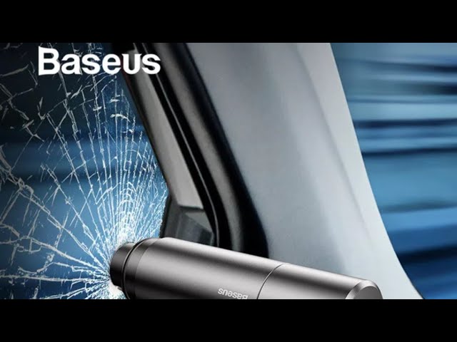 Baseus Glasbrecher Fenster Brecher Taschenlampe Auto