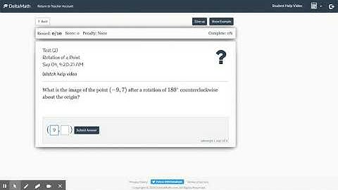 DeltaMath: Rotation Assignment