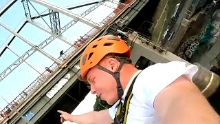 КАК ПРЕОДОЛЕТЬ СТРАХ: Прыжок с моста! - Rope jumping