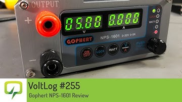 Voltlog #255 - Gophert NPS-1601 Review (possibly the best power supply in this price range)