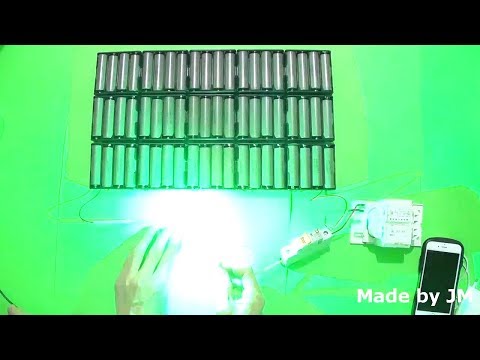 Lithium Battery 60 ea Connected in Series.